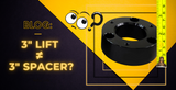 Why Are Lift Spacers' Thickness Not The Same As Lift Height?
