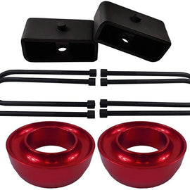 Red Dodge Ram 2500 3500 2WD Suspension Leveling Lift Kit