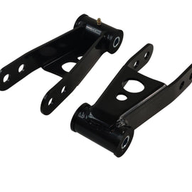 2x Rear Carbon Steel Shackles w/Zerk-Grease Fitting