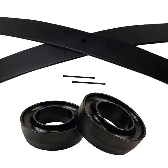 Full lift kit for Dodge Dakota consisting of 2x T6 Aircraft Billet Front Spring Spacers, 2x 21.5