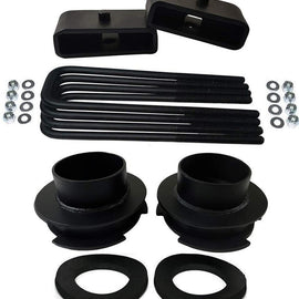 Dodge Ram 1500 2WD Suspension Leveling Lift Kit blue spring spacers with isolators