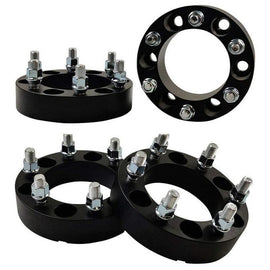 Chevrolet Silverado 1500 and GMC Sierra 1500 2WD 4WD 2-Inch Wheel Spacers 108mm Center Bore - 4 pieces