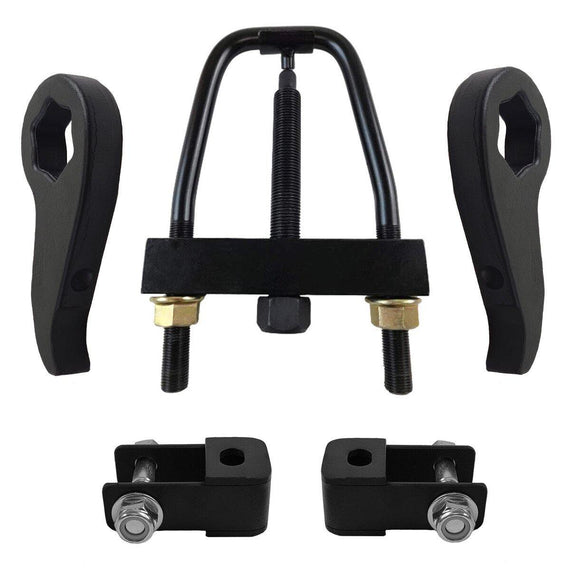 2x Forged Steel Torsion Keys + 2x Shock Extenders + Install Tool
