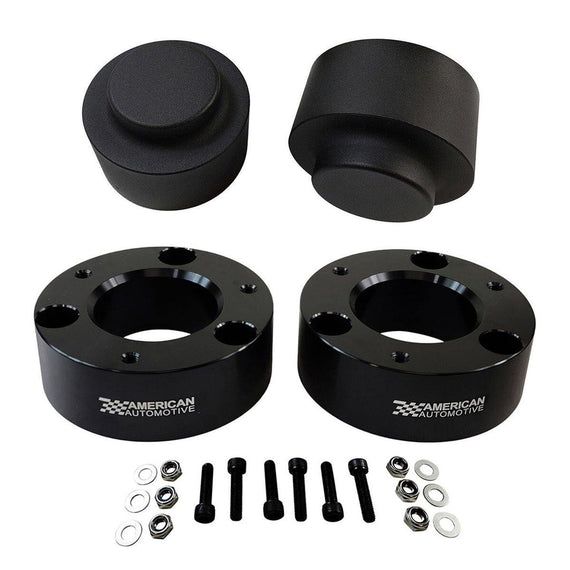 2x Front Billet Lift Strut Spacers, 2x Rear Aluminum Rear Spring Spacers
