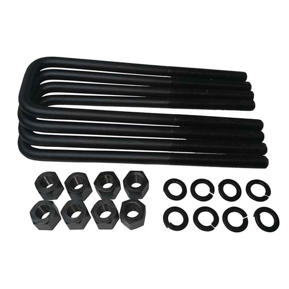 10.5 Square U Bolts Extra Long 2.5 Wide 9/16 Ubolt W Hardware FREE SHIPPING - Foto 8