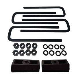 Toyota Tundra Cast Iron Lift Blocks and Square U-Bolts Kit UBRB12-397 - 1.5 inch