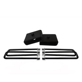 1994-2002 Dodge Ram 2500 3500 4WD Lift Kit Rear Suspension Lift Iron Blocks + Square Leaf Spring Axle U Bolts - Road Fury