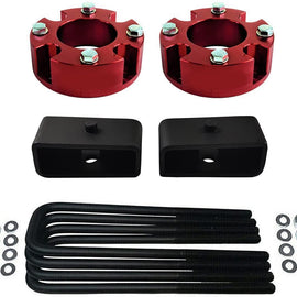 Red Tundra Sequoia 2WD 4WD Suspension Leveling Lift Kit