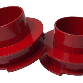 Ford F150 2WD Front Leveling Lift Coil Spring Spacers - red