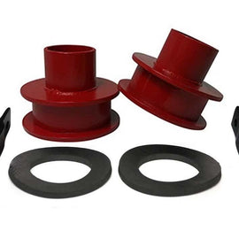 Ford F250 F350 Super Duty 4WD Front Coil Spring Spacers Kit red