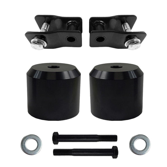 2005+ F250 F350 Super Duty Front Steel Lift Spacers + Shock Extenders 4WD